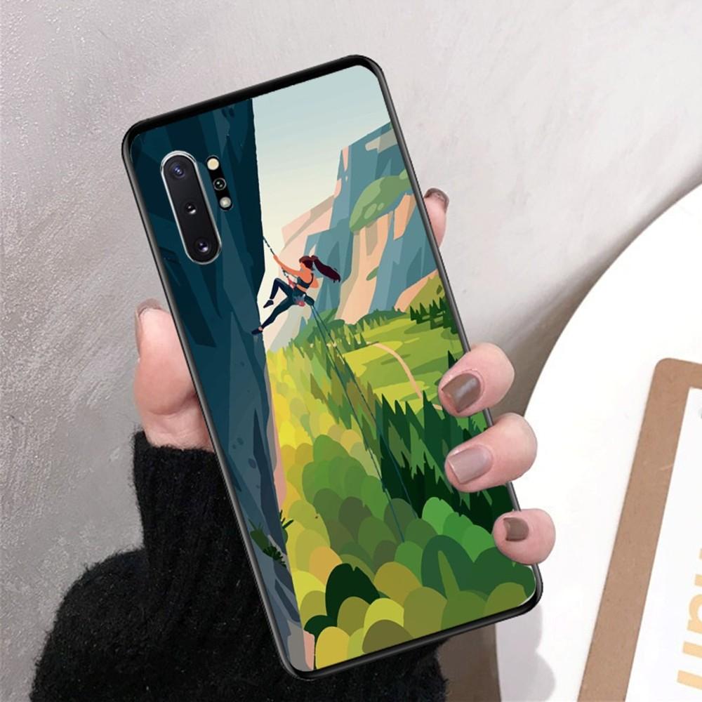 Climbing Mountain Phone Case For Samsung Note 8 9 10 20 Pro Plus Lite M 10 11 20 30 21 31 51 A 21 22 42 02 03