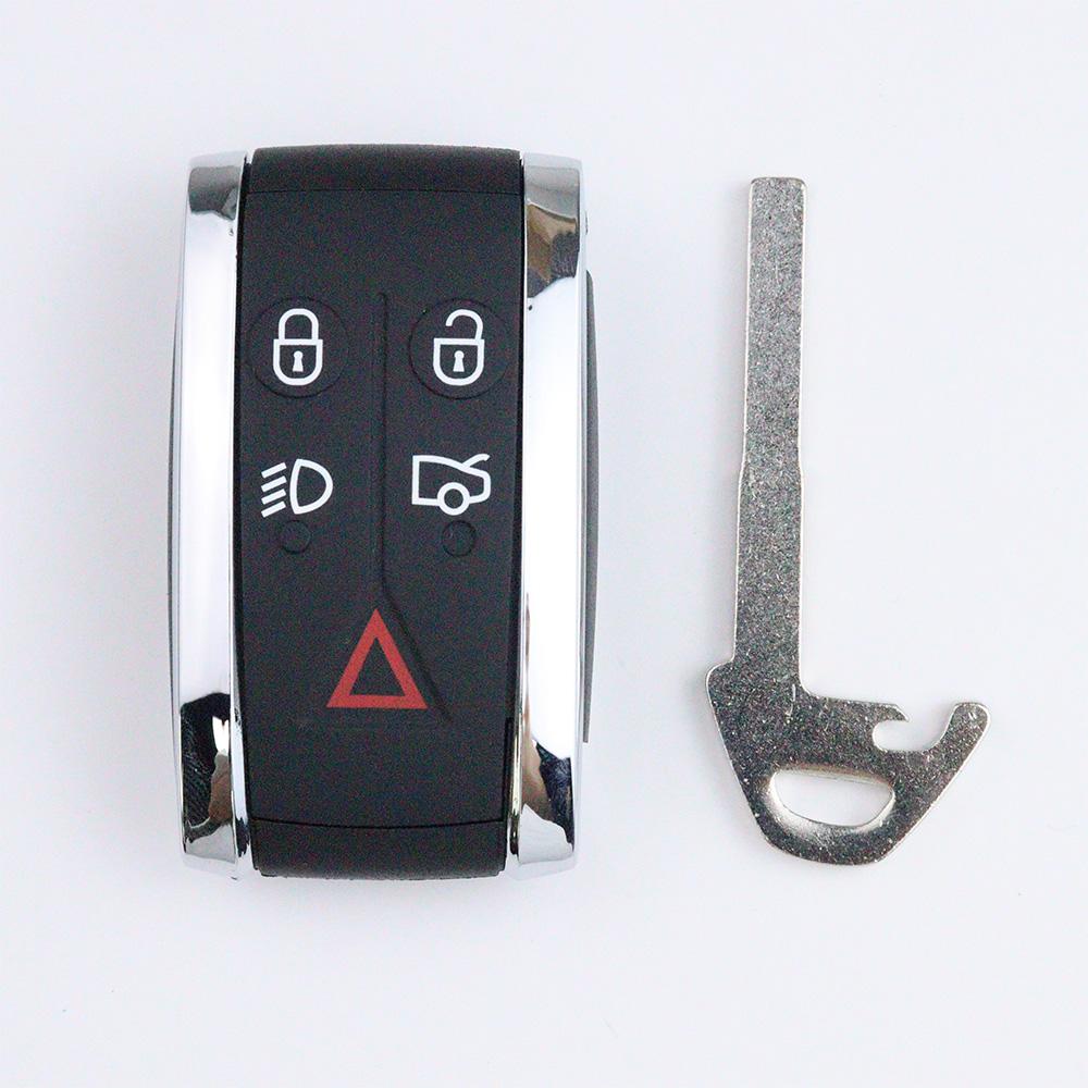 for Jaguar XF XK XKR X-Type S-Type 2007 2008 2009 2010 2012 5 Bottons Original Case Replacement Car Key Fob Case Shell Housing 1 pcs X key shell