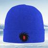Dark Shape Sharp Red Knitted Hat Unisex Women Unisex Beanie Pullover Cap Winter Thermal Warm Christmas Outdoor Cycling Hiking Skiin