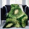 1pc. Kiwi Fruit Pattern Blanket - Home Decor, Office Blanket, Outdoor Blanket, Gift