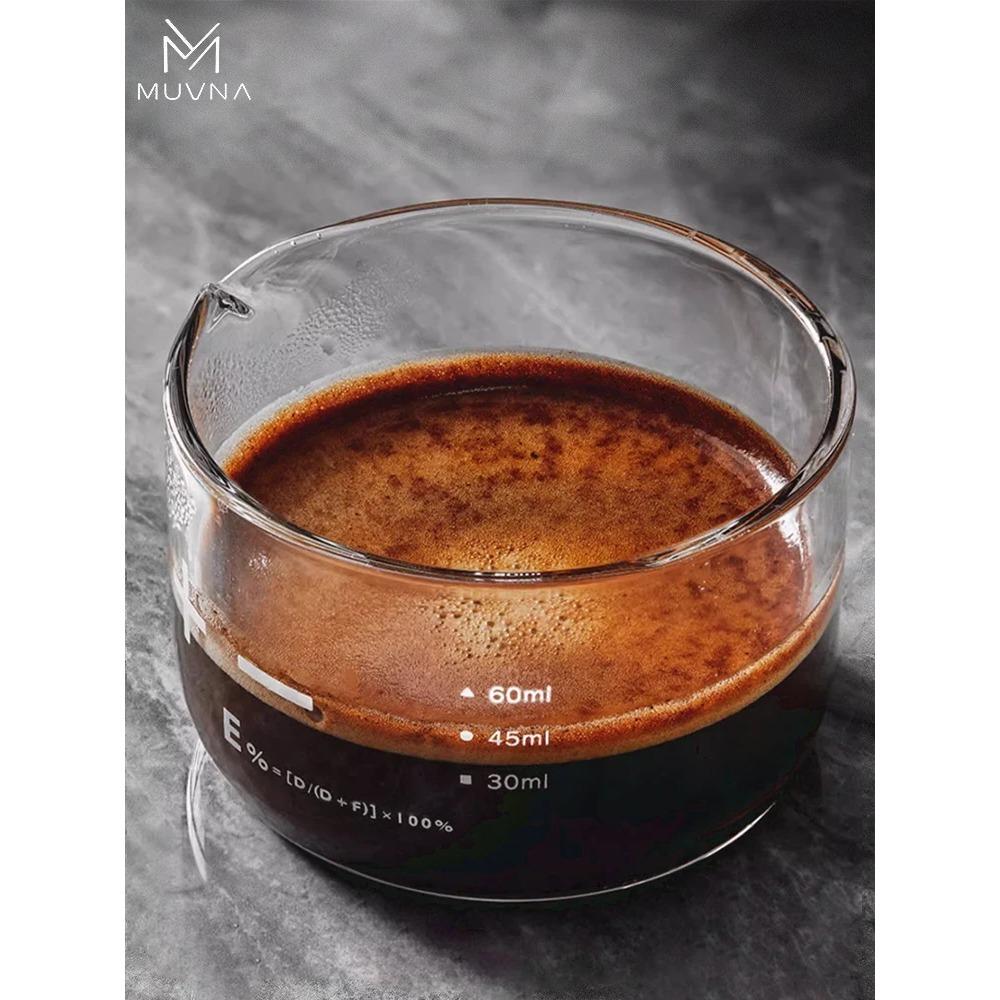Espresso Coffee Measuring Cups Clear Glass 100ml With Scale Home Kitchen Measuring Tools