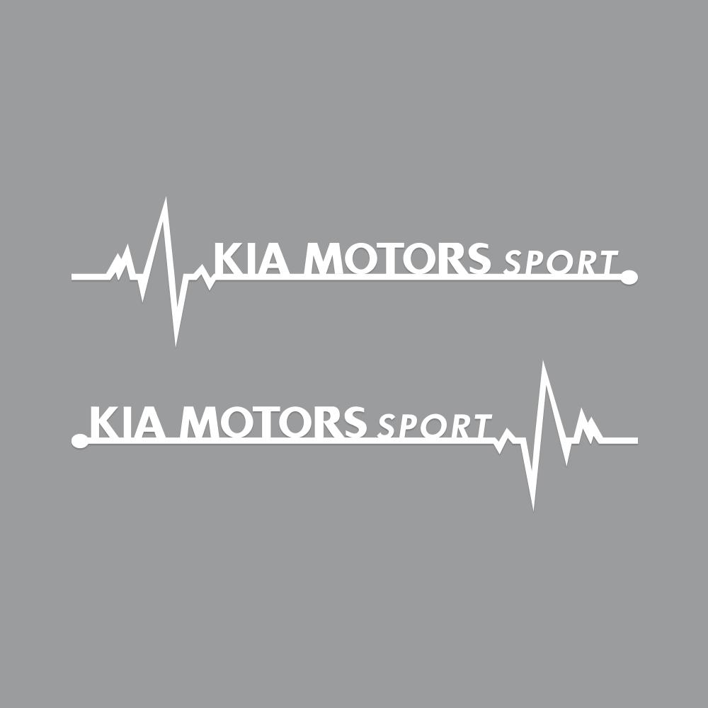 2Pcs Car Styling Side Window Sticker Emblem Decoration For KIA Sportage Ceed Sorento Cerato Optima Picanto Rio Soul Cadenza Niro gbnkr30