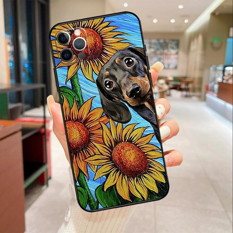 Dachshund Dog Animal Phone Case For iPhone 17 Air 16 15 13 11 12 14 Pro Max mini 15 16 Plus 16e Protective Cover