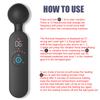 Clitoris AV Vibrator G Spot Smart Heating Magic Wand Masturbator 12 Modes 6 Speeds Female Private Orgasm Adult Sex Toy for Women