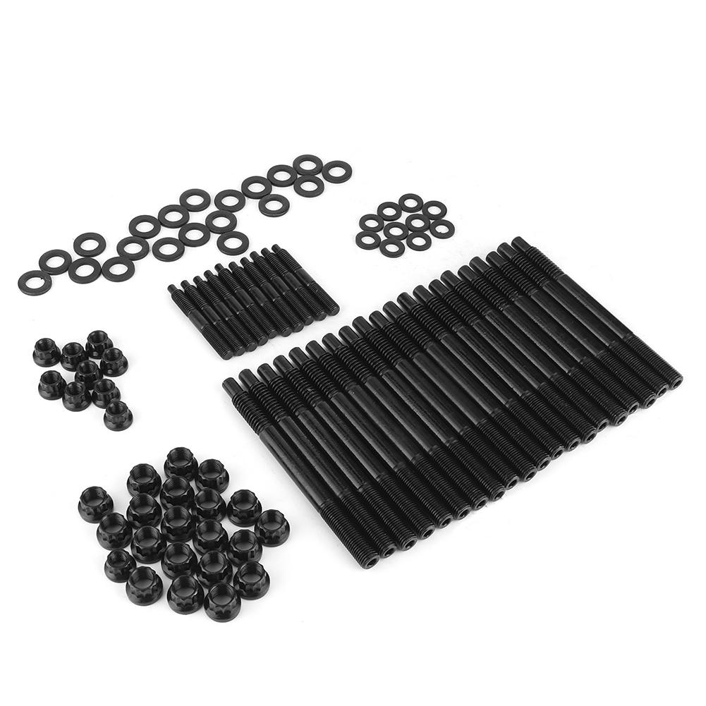 

Комплект шпилек головки блока цилиндров с 12 гранями, набор винтов и прокладок, подходит для Chevy LS1 LS6 4.8L 5.3L 6.0L 6.2L 2004-2018