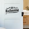 Simple and Personalized Word Wall Stickers for Bathroom and Toilet Decoration