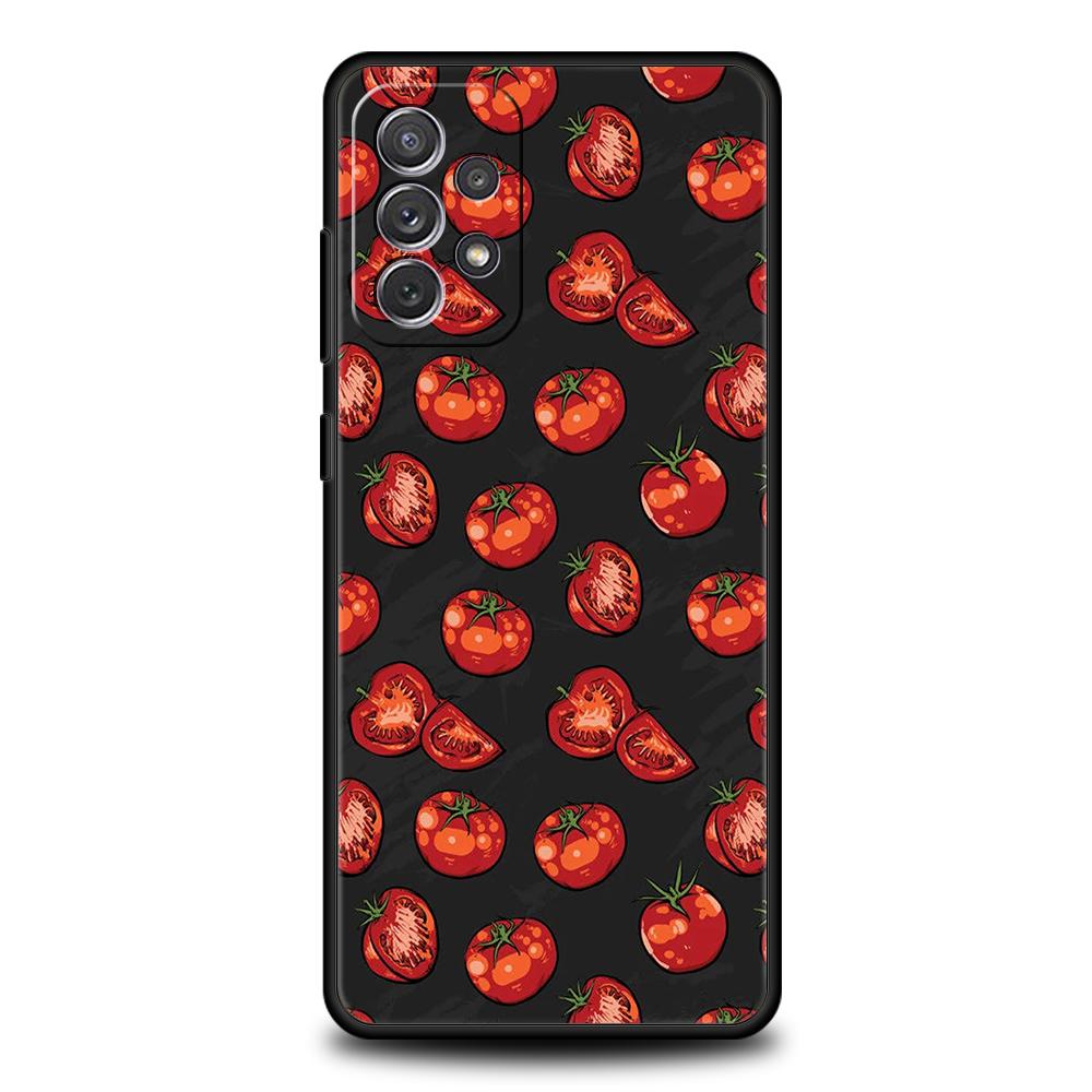 

Fruits Tomatoes Pattern Phone Case for Samsung Galaxy A15 A14 A25 A54 A34 A51 A71 A72 A73 A32 A52 A52S A21S A31 A41 Soft Shell samsung a72 5G