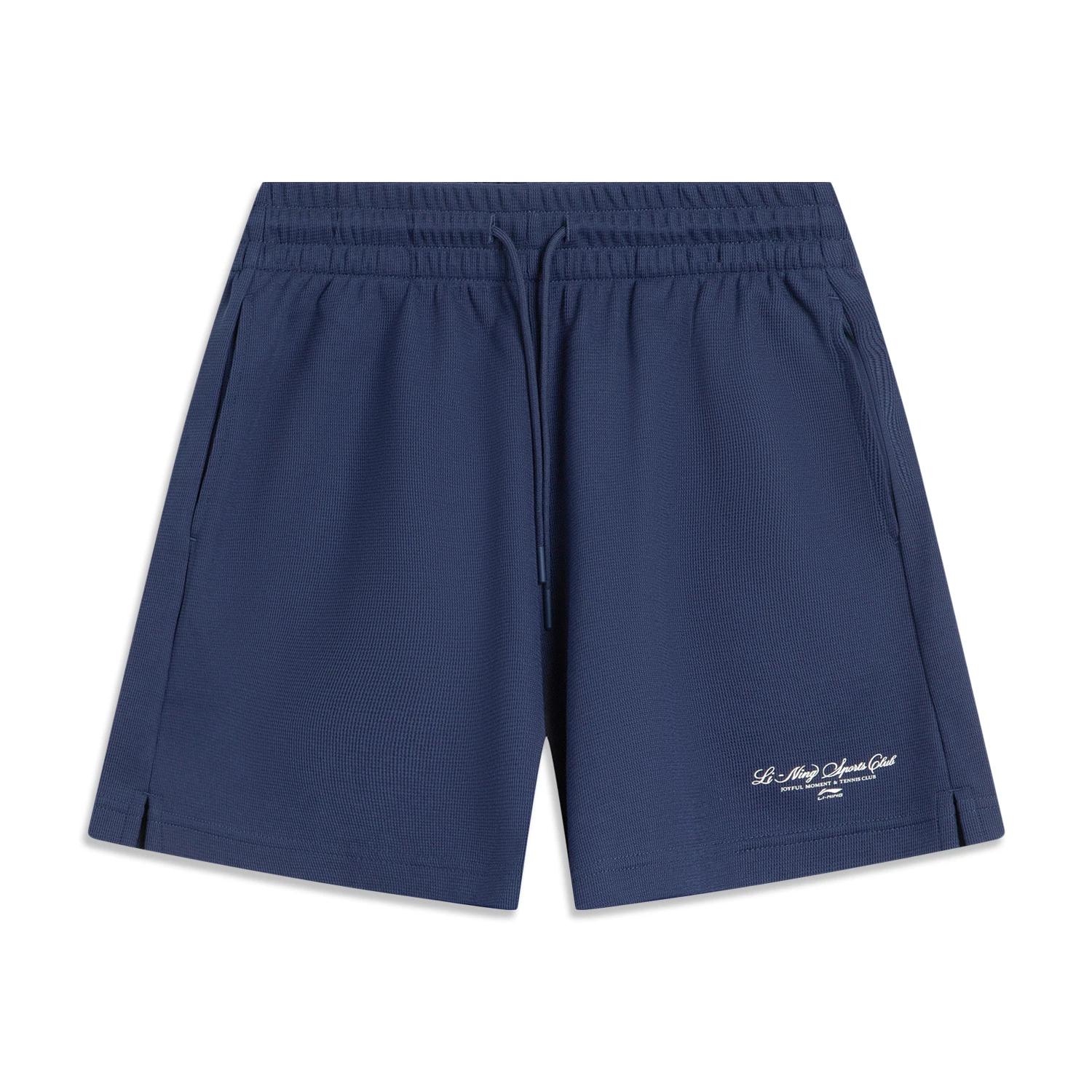 Li-Ning Серия Спортивный Стиль Жизни Буквы Шнуровка Мягкие Минималистичные Универсальные Повседневные Шорты Женские шорты AKSV452-3 XS