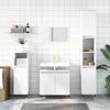 Vidaxl Bathroom Cabinet, White, 58X33X60 Cm, Wood-Based Material