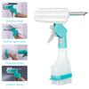 1/2/3Pcs Window Wiper 4-in-1 Glass Cleaner Tool with Spray Bottle Scrubber Scraper Sprayer Multifunctional Window Cleaning Kit