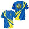 Ukraine Flag National Emblem Tshirts 3D Print T-Shirt Summer T Shirt Fashion Kids Casual Boy Girl Unisex Round Neck Tees TShirt