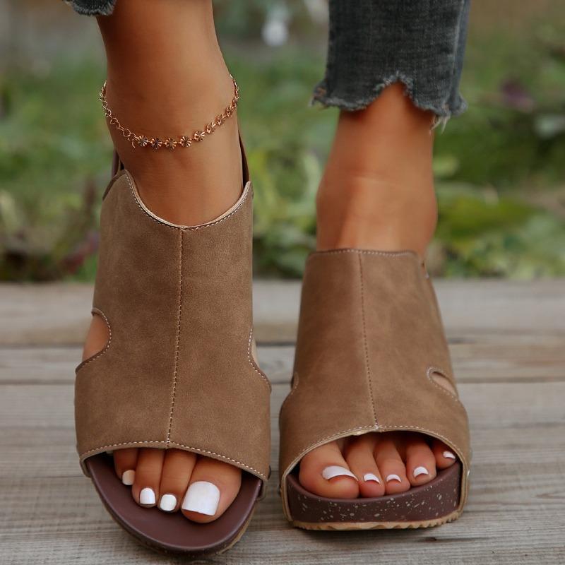 Summer Large Size 43 Platform Wedge Sandals Women's Fashion Hot Style After Trip Cool