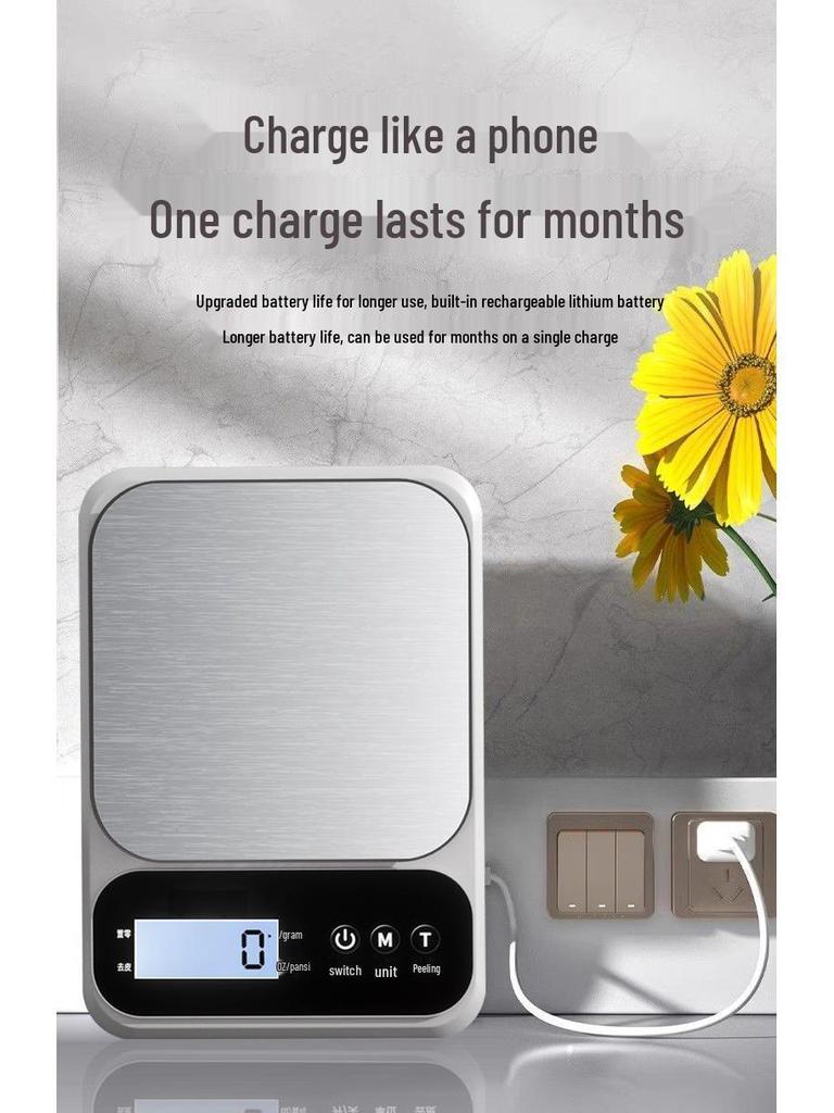 Vysoce přesná elektronická váha pro kuchyň, pečení a lékárnu - Ideální pro vážení čínských léčivých materiálů