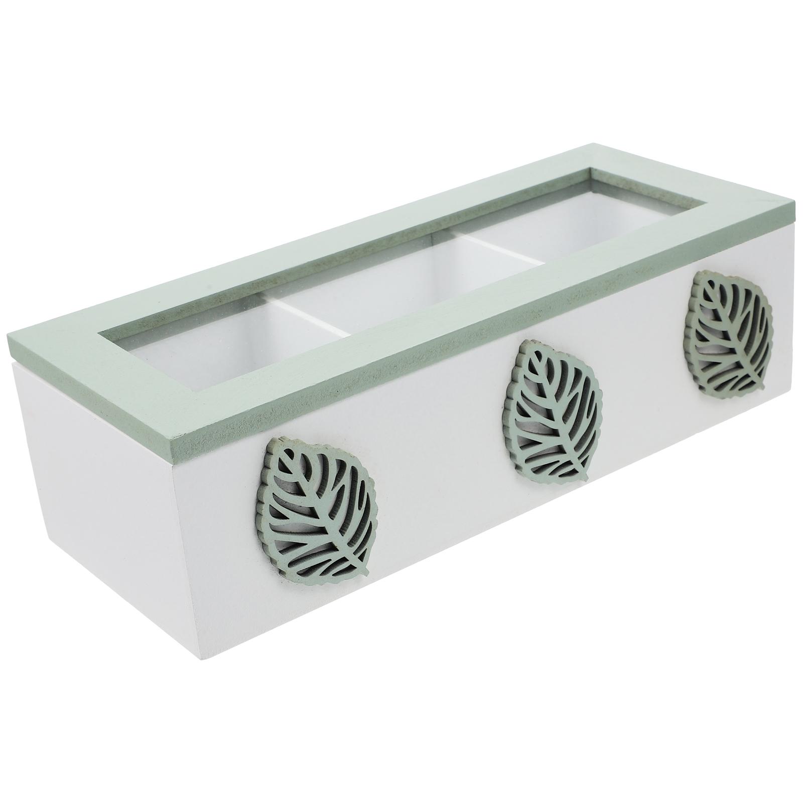 

Tea Storage Containers for Jewelry Bag Organizer Cabinet Sugar Packet Holder Coffee Bar Wooden Boxes Drawer Bags 24x10cm