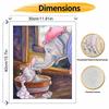 Disney oil painting Dumbo bath handmade diy art painting home decoration artwork