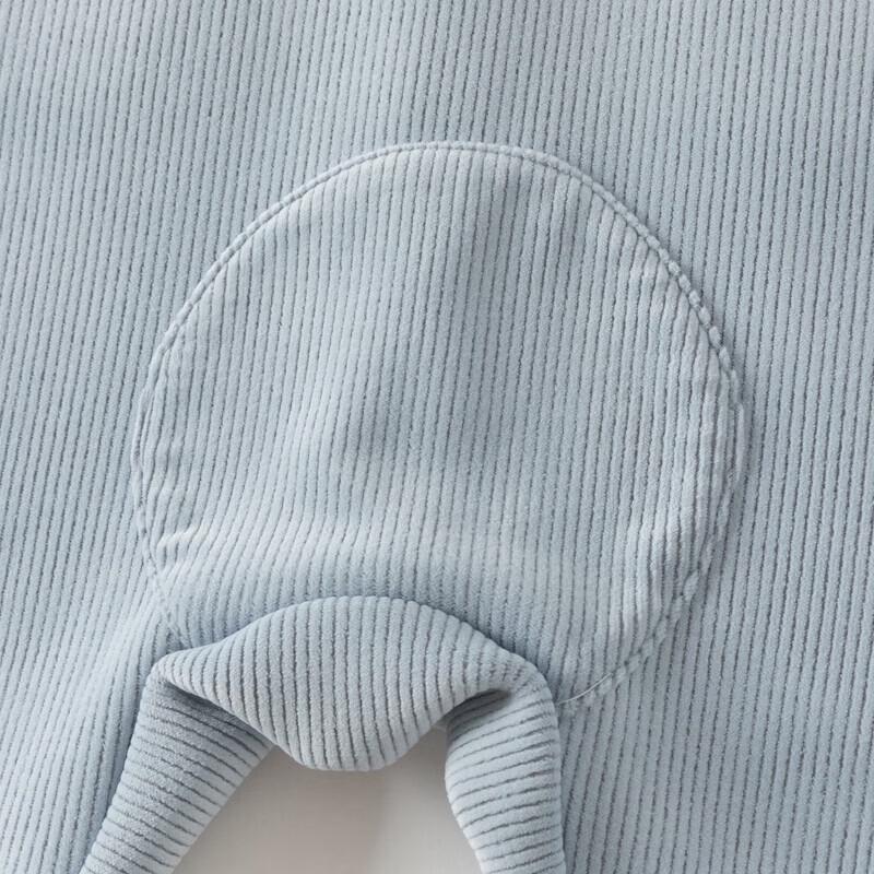 DAVE & BELLA Baby Boy Fleece-Lined Knit Romper