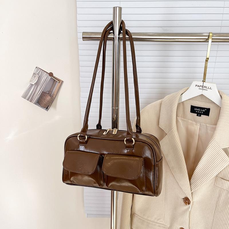 

Нишевая сумка-подушка подмышку для通勤, женская, новая 2025, в стиле ретро, высокая мода, универсальная плечевая сумка