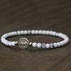 1pc Vintage Men's Cross Bracelet - 4mm Minimalist Natural Tiger's Eye Stone Bracelet - Faith Bracelet for Men