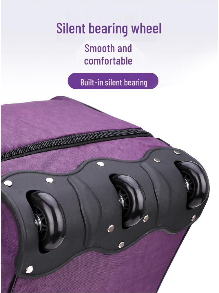 Expandable & Waterproof Oxford Cloth Rolling Duffle Bag - Large Capacity for Men, Women, Students; Foldable & Hand-Carry for Short Trips