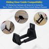 2Pcs Barn Door Floor Guides Stabilizer Plastic Track System Upgrades for Smooth Sliding Cabinet Hardware Installation