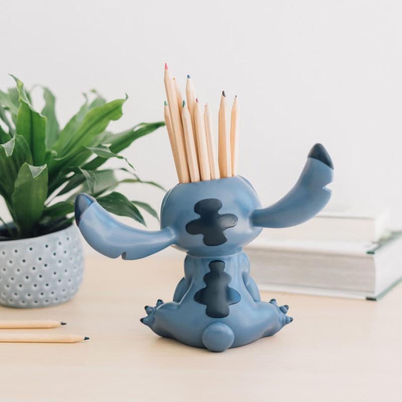 Disney Kreatywne pudełko do przechowywania artykułów piśmiennych i pojemnik na długopisy Stitch Dekoracja stołu w pokoju Uroczy i praktyczny prezent dla studenta