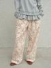 Deoenel Flower Wide Slacks - [Pink]