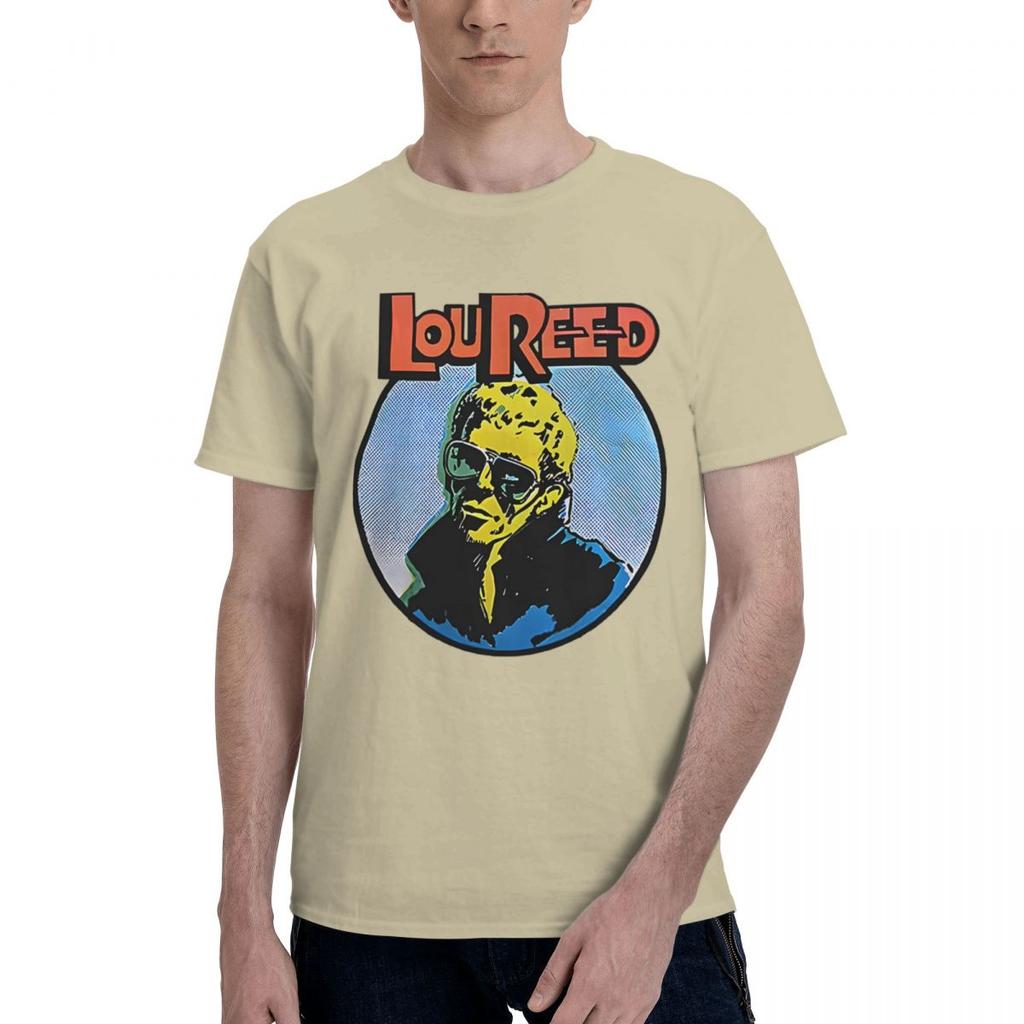 Lou Reed Signature 100 Cotton Casual Breathable Confortable Manga Funny Ugus TShirts Funny Gift