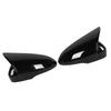 1 Pair Left Right Rearview Mirror Cover Trim Side Door Mirror Guard Replacement for Ford Mondeo 13‑20
