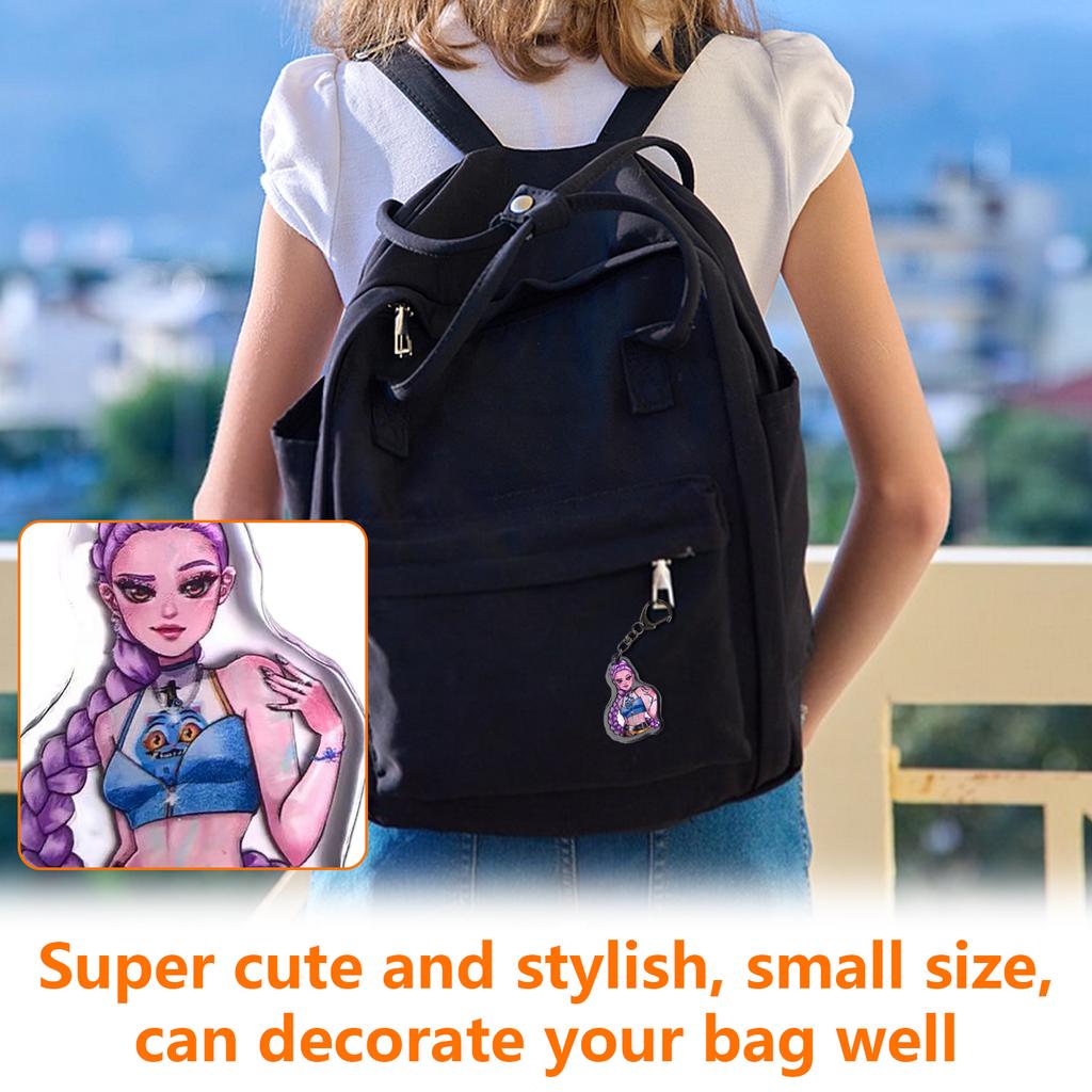 Acrylic Keychain Pendant – Cute Decorative Gift For Student Backpacks