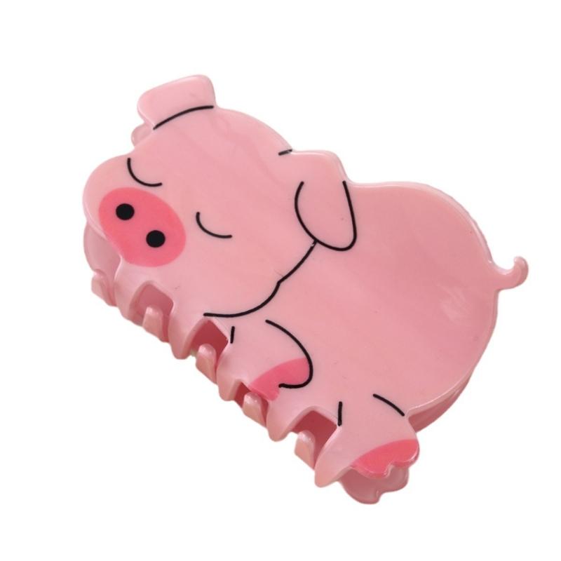 

Dinosaur Hair Clip Chic Pig Hair Grip Stylish Cat Hair Grab Acrylic Hair Accessory Hair Ornament for Party Daily Wear 1