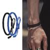 Unisex Adjustable Braided Cord Colorful Vintage Style Bracelet Collection Stylish Handmade Festival Wrist Chain