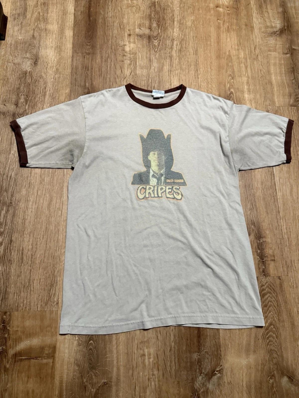

Dumb & Dumber Jim Carrey Vintage Ringer T T-Shirt Large Usa Made Ripple Junction M