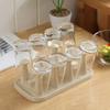 Upside Down Cups Drying Rack Detachable Water Cup Holder Durable Kitchen Storage Rack  Desktop