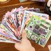 20 Sheets/PET Kawaii Japanese Ancient Wind Cut Film Sticker Book Handbook Material Mobile Phone Decorative Sticker Book