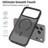 Magnetic Sandblasted Texture Dual-Function Case for iPhone 17 Drop-Proof Apple iPhone 16 Pro Max Protective Cover