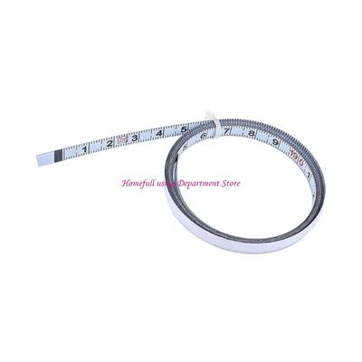  Workbench Ruler Backed Adhesive Measure Tape Metal Measuring Tool Scale Sticky