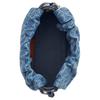 Coach Faye 22 Monogram Chain Strap Cotton And Leather Crossbody Bag Medium Women bags Denim-Blue CDB94-IMTYV