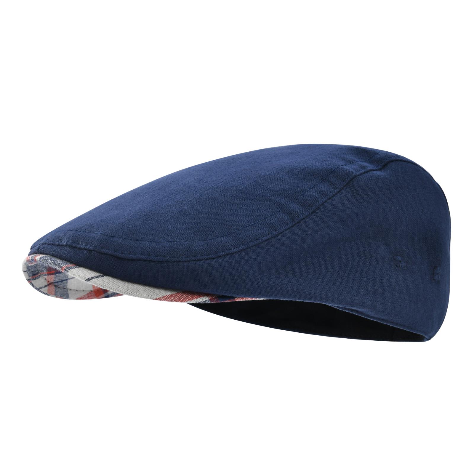 Jangoul Heren Flat Cap Zachte Vintage Linnen Hoeden Casual Retro Newsboy Hoed Baret Voor Mannen Rijden Ivy Hoeden Zomer Herfst 58cm