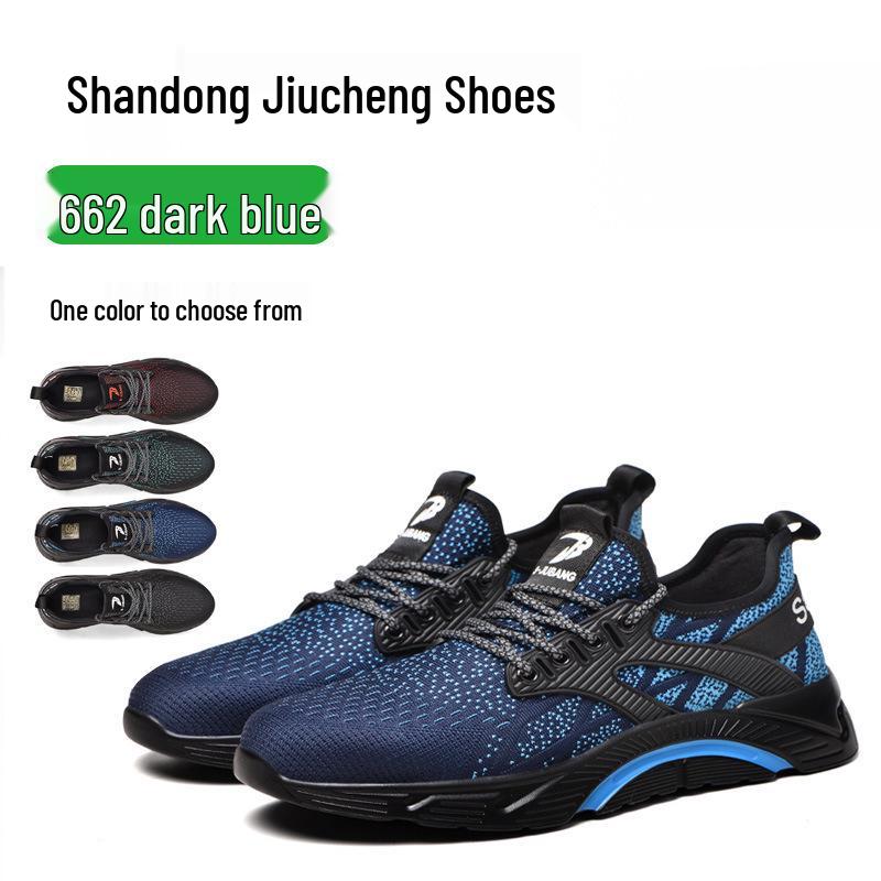 Men s Steel Toe Work Boots - Four-Season, Anti-Smash, Puncture-Resistant, Durable Construction Safety Shoes