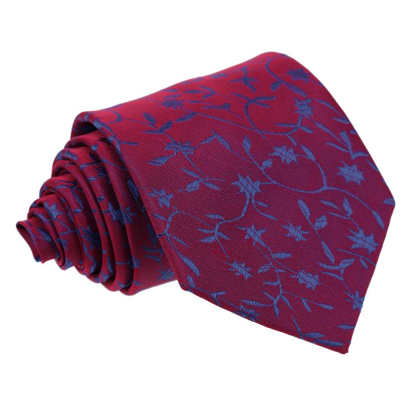 Men's Premium 7.5cm Plaid Polyester Tie for Business, Casual, Wedding, or Best Man Suit.