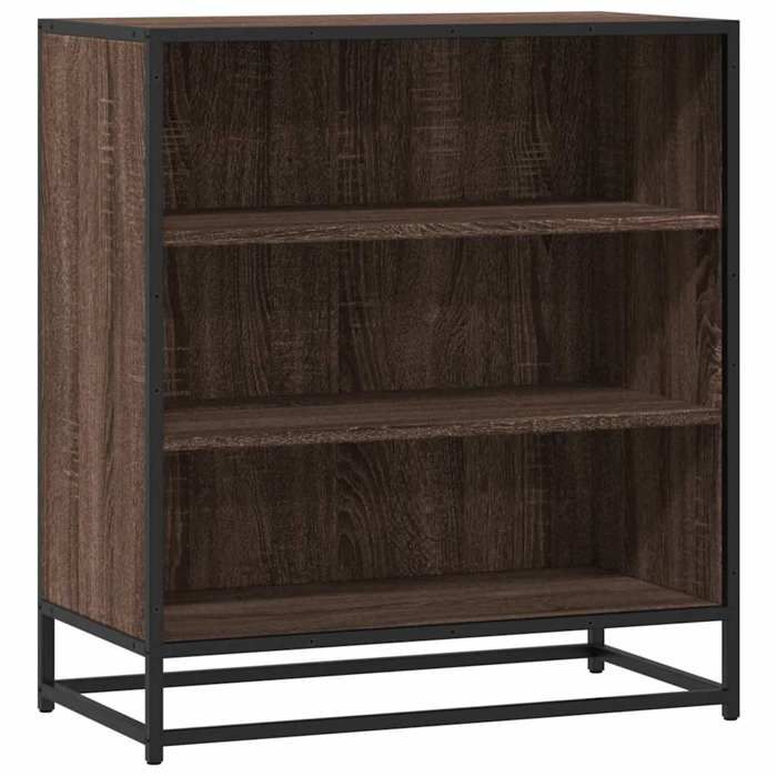VidaXL Buffet Brown Oak 68x35x76 Cm Engineered Wood and Metal, Storage Cabinet, Entryway Furniture, Accent Furniture 848978