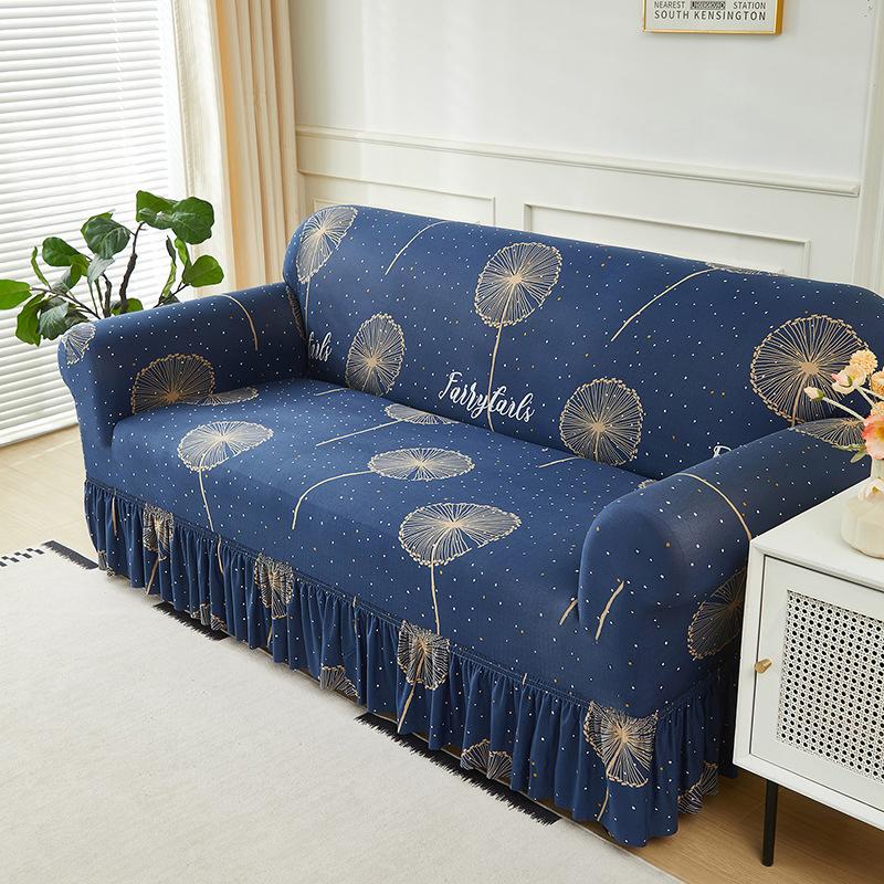 Elastic Sofa Cover All-Inclusive Cover Nordic Style Sofa Cover Non-Slip Fabric Skirt Sofa Cover
