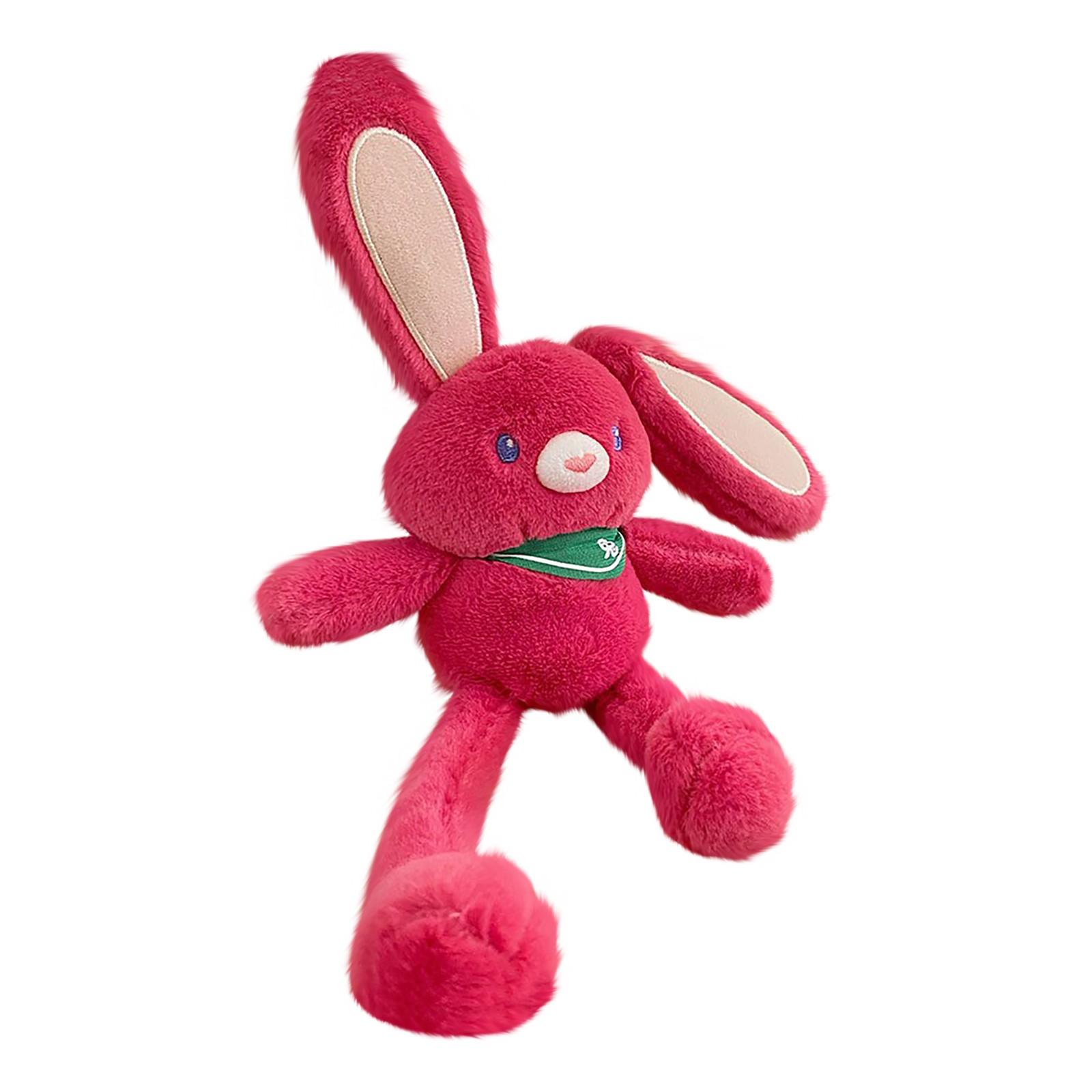 

Мультяшний Милий Плюшевий Колаж Дофаміновий Тягни Вухо Кролик Брелок One Size червоний