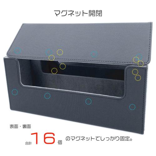 Mint Protect Official Double Storage Box with Magnetic Loader, Holds up to 72 Decks (Black), Large Capacity Deck Case