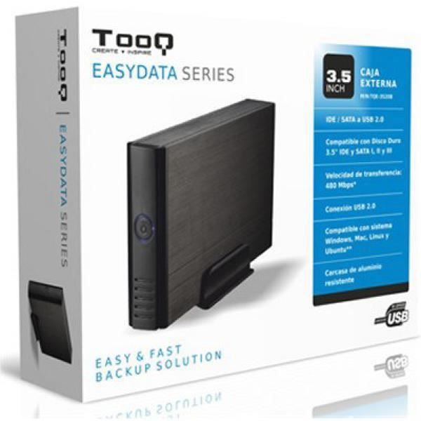 TooQ TQE-3520B harddiskkabinett 3.5'IDE/Sata3 - Svart