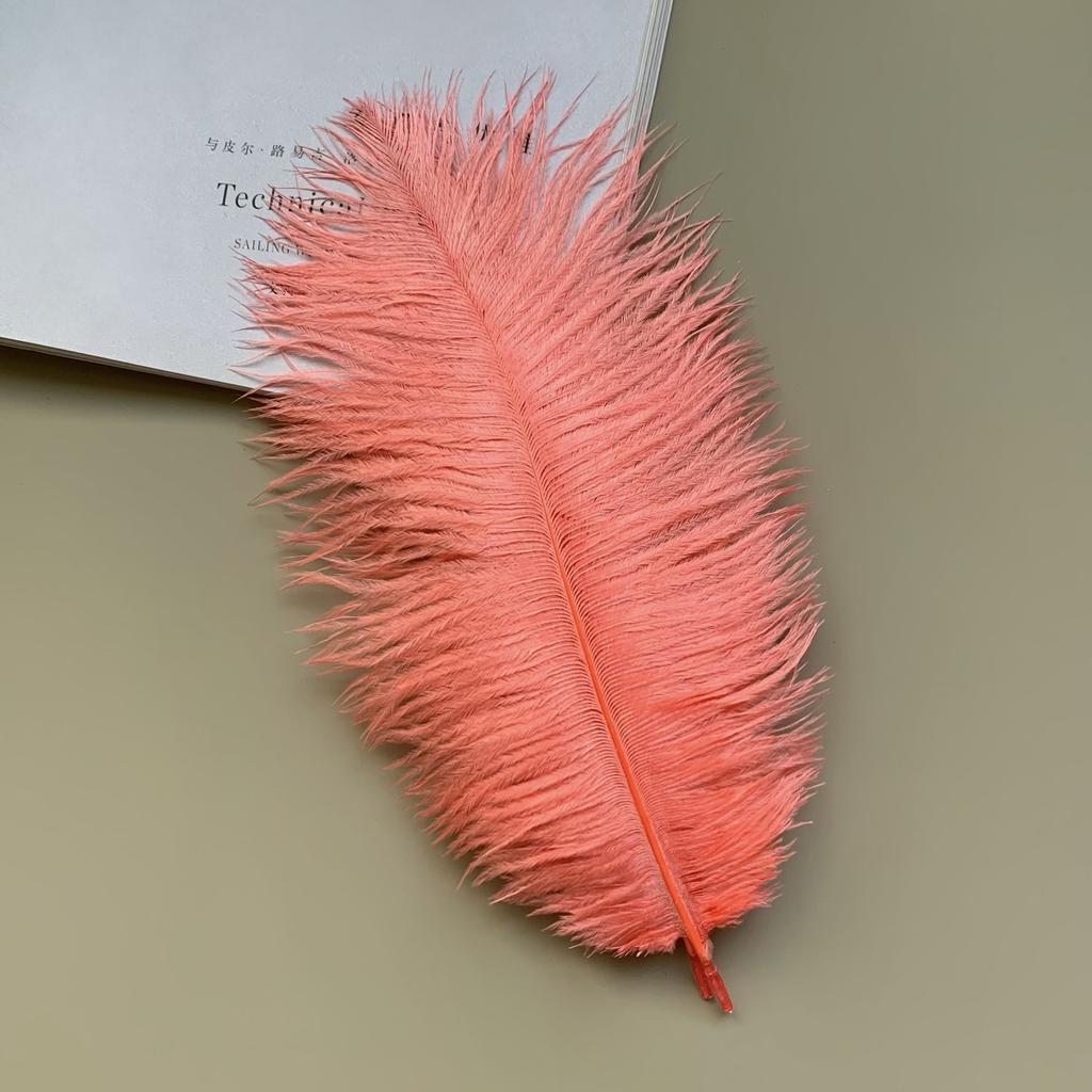 Source Thin Rod Ostrich Hair 20-25Cm High Quality Feather Diy Stage Clothing Accessories Flower Arrangement Material