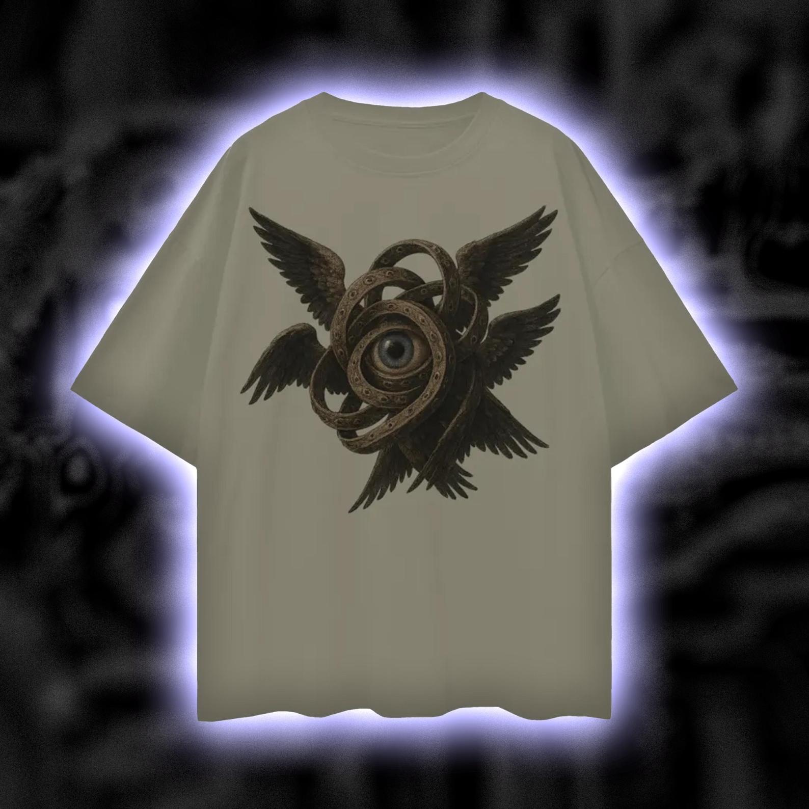 Biblically Accurate Angel T-Shirt – Seraphim Divine Horror Graphic Tee 3XL