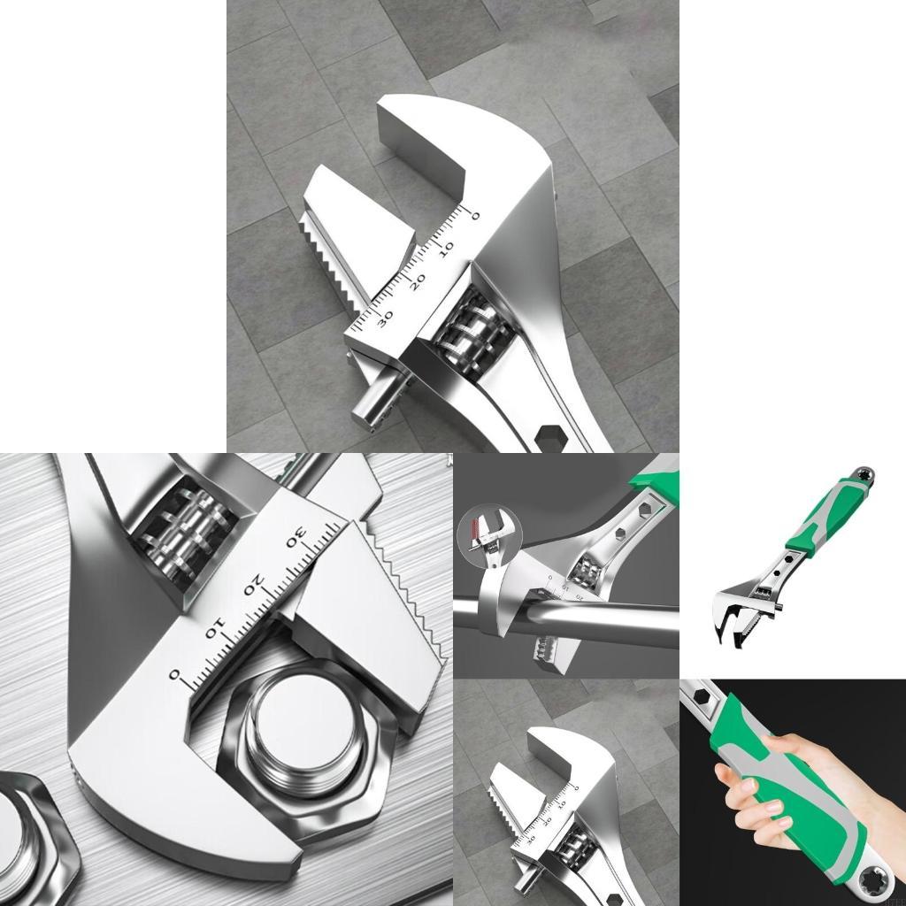 H7EE Adjustable Wrench Universal Repair Tool Spanner Bathroom Pipe Repair Tool