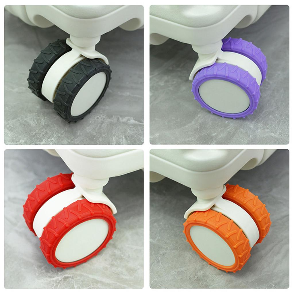 8 Pcs Luggage Wheel Protector Suitcase Wheel Covers Luggage Compartment Wheel Protection Cover Luggage Wheel Covers