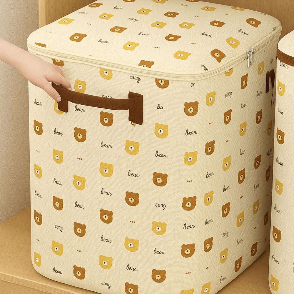 Bear Head Dustproof Storage Bag - Quilt & Clothes Protection Solution